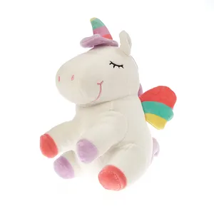 Peluche de unicornio suave personalizado, muñeco de peluche, almohada de unicornio