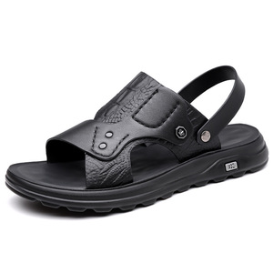 Sandalias Casuales de Verano para Hombre, con Punta Abierta, de PU, Antideslizantes, con Suela de Goma, para la Playa - Product Image 5