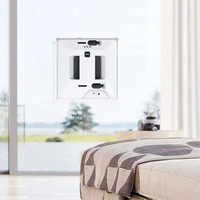 PORITOU Robot Penyemprot Ganda Otomatis Penuh dengan Perencanaan Jalur AI, Motor Tanpa Sikat, untuk Penggunaan Hotel dan Luar Ruangan, Anti Jatuh Ganda, 0.8L