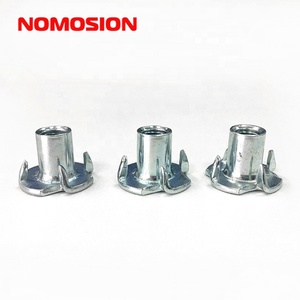 <span class=keywords><strong>น็อต</strong></span>ตัวที T-NUT ระดับสูงพร้อมกรงเล็บ4แฉกสร้างเธรดเครื่องจักรภายในในไม้ M3M4M5M6M8M12เฟอร์นิเจอร์สกรูสี่ขากรรไกร - Product Image 4