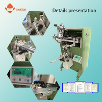 Máquina de Serigrafía Cilíndrica Semiautomática Controlada por PLC para Botellas, Vasos de Plástico, Tubos, Impresoras de Tarjetas, Alta Precisión