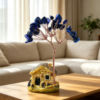Ornements de luxe en gros, cristaux authentiques et pierres de guérison, arbre en cristal multicolore pour la décoration intérieure, décoration de table