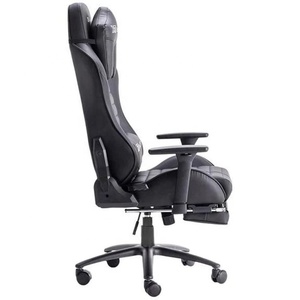 Silla Gamer Moderna Reclinable para PC, Negra, con Brazos 3D, Masaje, Reposapiés, para Videojuegos - Product Image 6