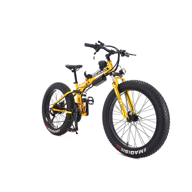China Wholesale 26 Inch 21 Speed Cheapest Electric Folding  Bike / Fat Tire Electric Bike / Fat Bike