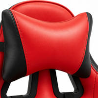 Chaise de jeu ergonomique ALINUNU avec logo personnalisé et repose-pieds pour les joueurs d'e-sport, chaise de jeu en cuir PVC pour studio