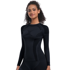 Conjuntos de <span class=keywords><strong>Yoga</strong></span> para Mujer JAC22 YC248, Ropa Deportiva Térmica para Ciclismo al Aire Libre, Ropa de Compresión para Correr - Product Image 6
