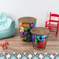 Table basse en fer forgé de style nordique avec hauteur réglable pour salon, table d'appoint pour canapé dans les petits appartements