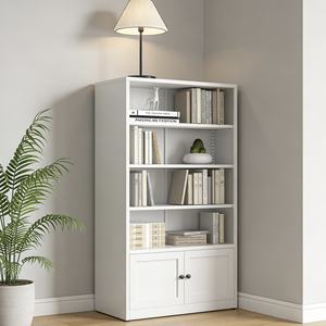 Étagère ouverte simple multicouche, rangement de salon, armoires de classement, bibliothèque, bibliothèque en acier multifonctionnelle pour la maison, vente - Product Image 1