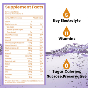 Polvere di Elettroliti Vegana all'Ingrosso per Idratazione e Calma degli Adulti, Bevanda al Magnesio per l'Idratazione - Product Image 4