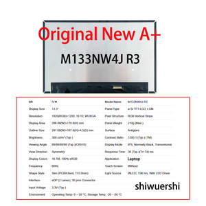 13,3-inch LCD-scherm 1920*1200 EDP 30pins 60Hz Vervanging NE133WUM N61 M133NW4J R0 R2 R3 B133UAN02.0 HW0A B133UAN02.2 B133UAN02.6 - Product Image 5