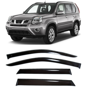 Déflecteurs de vent de pare-pluie de fenêtre de voiture arrière de vente chaude pour Nissan X-TRAIL 2009-2013 - Product Image 1