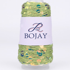 Bojay Nouveau 50g Petit Ballon de <span class=keywords><strong>160</strong></span> Mètres de Long pour Tricot à la Main et Crochet, Fil 100% Coton avec Paillettes 3MM+6MM - Product Image 4