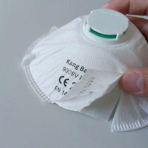 <span class=keywords><strong>Masque</strong></span> anti-poussière élastique frontal OEM <span class=keywords><strong>avec</strong></span> embout nasal en aluminium Lot de 10 masques anti-poussière industriels <span class=keywords><strong>ffp2</strong></span> <span class=keywords><strong>avec</strong></span> valve pour le ponçage des cloisons sèches des mines de charbon - Product Image 4