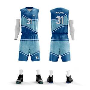 Uniforme de Baloncesto Personalizado por Sublimación, Muestra Disponible, Venta al por Mayor, Todas las Tallas, Jersey de Baloncesto Personalizado para Equipo - Product Image 5