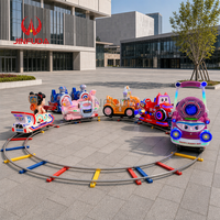 Train électrique amovible pour enfants, équipement d'amusement à 5 places pour centre commercial, place publique, divertissement familial en plein air