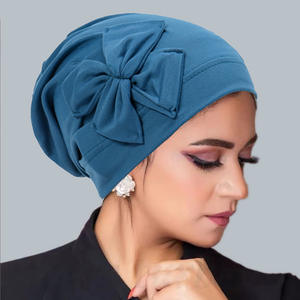Nouveaux accessoires pour cheveux : Turban chimio pour femmes musulmanes, couvre-chef, <span class=keywords><strong>foulard</strong></span>, bonnet arabe, <span class=keywords><strong>chapeau</strong></span> pour le <span class=keywords><strong>cancer</strong></span> - Product Image 4