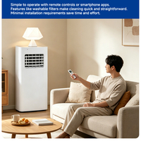 Climatiseur Électrique Portable Domestique de Haute Qualité, 1 CV, 9000 BTU, à Fréquence Variable, 950W, Refroidissement Seulement, Classe A