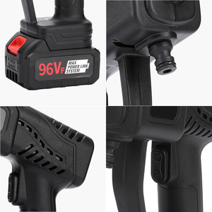 Pistola <span class=keywords><strong>de</strong></span> Lavado Portátil Inalámbrica Mini <span class=keywords><strong>de</strong></span> 96 Voltios, Lavadora <span class=keywords><strong>de</strong></span> Autos <span class=keywords><strong>de</strong></span> Alta Presión con Dos Baterías, Precio Más Bajo al por Mayor - Product Image 6