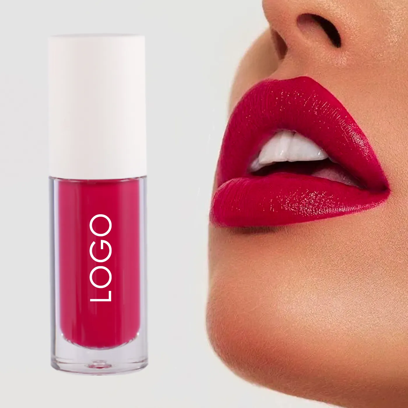 Korean Cosmetics Lips Makeup Products Maquillaje Custom Logo Long Lasting Waterproof Red Pink Matte Liquid Lipstick