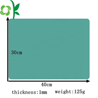 Napperons en silicone OKSILICONE personnalisables vierges 40*30 cm, légers et imprimables, sous sublimation, pour la vente en gros