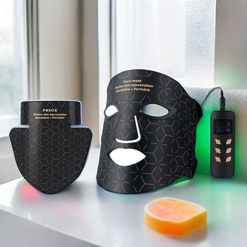 Wearable Pain Relief Beauty Mask Multi-wavelengths 4 Colors LED Light Therapy Mask for Sin Care
