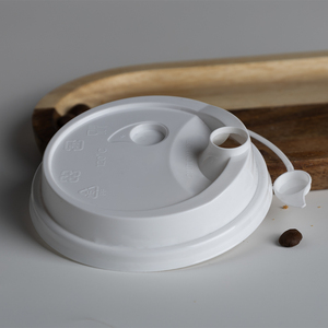 Màu đen trắng rõ ràng bong bóng trà 90 mét Cốc nhựa có nắp đậy với Dễ dàng mở End - Product Image 1