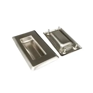 Stainless steel handle SAL115 116 Hide embedded flush pull Industrial cabinet with screw handle
