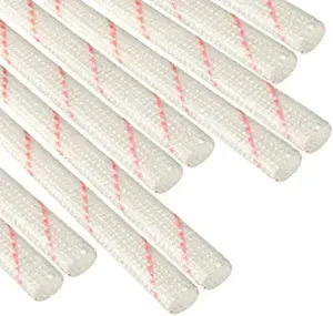 Cable trenzado protección manga diámetro 6mm, 8mm, 10mm, pvc suave Alambre de fibra de vidrio de aislamiento