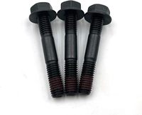 Prix fabricant en gros Nouveau design Classe 4 Vis de suspension M10 en acier au carbone finition zinguée à double tête haute résistance pour bois