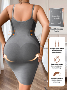 Vente en gros Marque privée Meilleure vente <span class=keywords><strong>Body</strong></span> gainant sans couture en nylon grande taille pour l'été avec contrôle du ventre et effet amincissant pour femme - Product Image 2