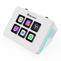 Clavier programmable MiraBox Mini Gaming Macro Pad, contrôleur de raccourcis à 3/6 touches pour PC Gamer, Discord, OBS Streaming