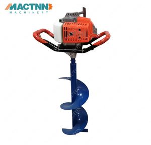 Wholesale 63CC Petrol <b>Post</b> Hole <b>Digger</b> Drill Borer Fence Extension Auger Bits Tree Planting Earth Auger Machine - Product Image 1