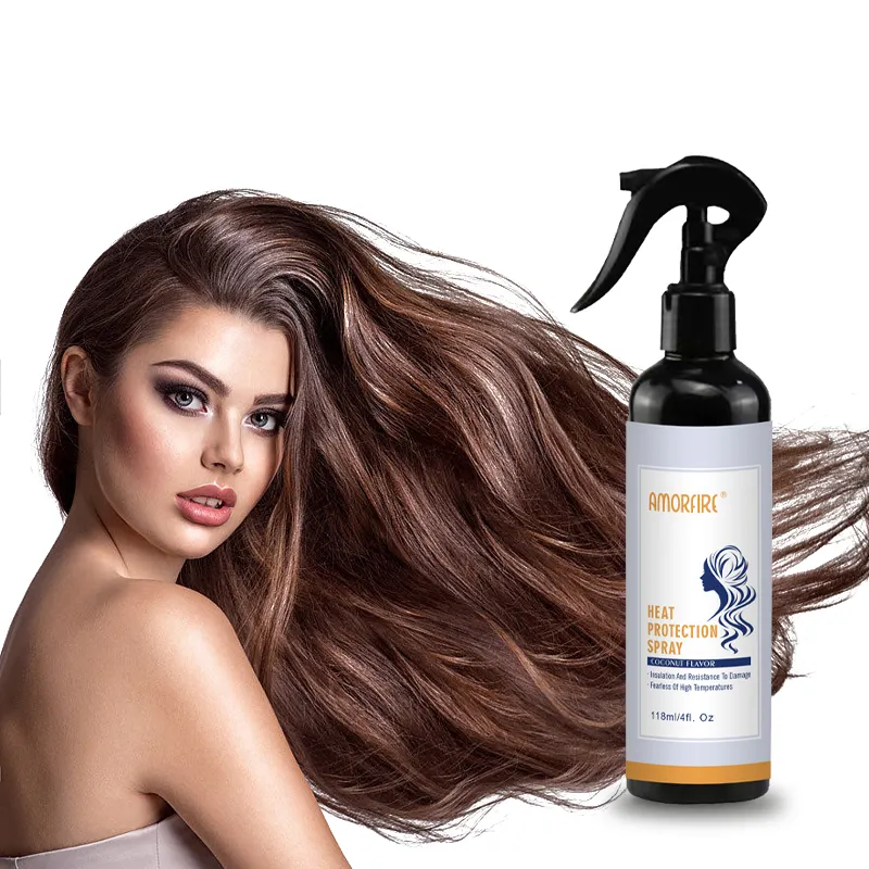 Productos para peinar el cabello de baja Moq Spray para el cabello de larga duración de fijación fuerte para spray acondicionador protector