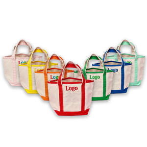 ZHYD 2025 zippé toile bateau Boutique Shopping sac écologique Bolsa broderie personnalisée Sublimation Logo Bolsas sacs fourre-tout - Product Image 2