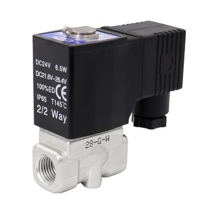 วาล์วโซลินอยด์แอร์2L050 10 A C DC 24V 1/2ในวาล์วควบคุมอุณหภูมิปกติของแก๊ส - Product Image 4