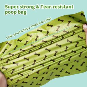 Bolsas para excremento de perro Joysing, ecológicas, biodegradables, de almidón de maíz, en rollo, económicas, para mascotas. - Product Image 2
