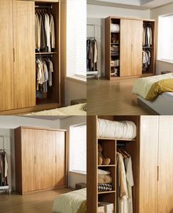 <span class=keywords><strong>Armoire</strong></span> <span class=keywords><strong>en</strong></span> bois massif sur mesure, convertible, extensible, pliable, avec étagères réglables, mobilier moderne pour chambre à coucher et salon - Product Image 6
