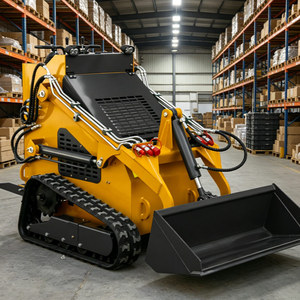 Top Quality Mini Compact <b>Wheel</b> Skid Steer <b>Small</b> Track Skid Steer for Construction Farm Garden Use with EPA CE Engine - Product Image 3