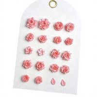 100 autocollants mats pour ongles en forme de nœud, accessoires de nail art, décorations de ruban givré pour salon
