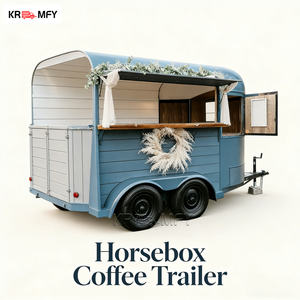 Remolque de Comida Rápida Premium para Marketing de Aroma a Café Tostado Fresco, Cocina Móvil y Almacenamiento de Granos de Café, Estilo Carro de Caballos Artesanal - Product Image 6