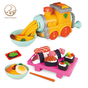 Nouvel ensemble de pâte à modeler populaire pour enfants : machine à crème glacée DIY, pâte à modeler en farine, jeu à domicile, pâte à modeler colorée pour enfants - Product Image 1