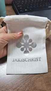 White Packaging Luxury Cotton Linen <b>Bag</b> Drawstring Garment Clothing Jewelry Customized Logo Cotton String <b>Bag</b> - Product Image 3