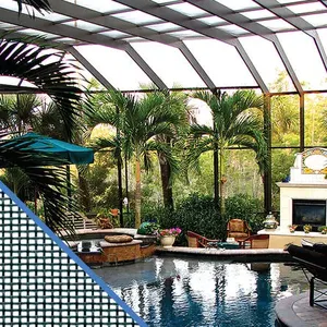 Moustiquaire enroulable <span class=keywords><strong>anti</strong></span>-moustiques pour piscine et patio, en fibre de verre et polyester, <span class=keywords><strong>protection</strong></span> contre les insectes, installation facile pour fenêtres et portes. - Product Image 1
