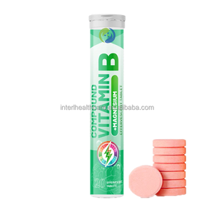 Suplementos OEM ácido fólico vitamina B1 B6 B12 materia prima vitamina B complejo efervescente tabletas productos de belleza adultos Halal - Product Image 2