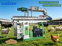 LUODATE Línea de Producción de Pienso en Pellets para Animales de 10-25 TPH para Plantas de Fabricación de Pienso para Ganado/Aves/Acuarios |   CE ISO