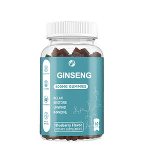 Ausreson OEM Ginseng Gummies Energy Booster Suplementos Ginseng Gummies con Ashwagandha B12 - Product Image 2