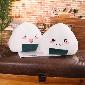 Cojín de Peluche Suave con Forma de Bola de Arroz de Sushi Japonés Kawaii, Juguete de Peluche, Cojín de Comida de Sushi - Product Image 3