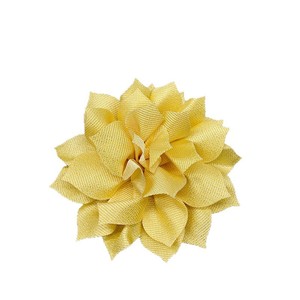 Fleur de lotus en tissu multicouche 12 cm, fournitures de bricolage pour cheveux, chaussures, sacs, vêtements et accessoires - Product Image 5