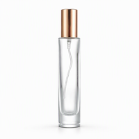 En stock – Flacon pulvérisateur de parfum en verre rond ou carré 15ml 20ml 30ml avec buse en aluminium électrolytique – Logo personnalisé en gros