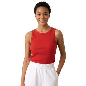 Women Crop Tank <b>Tops</b> Cotton Soft Breathable Summer Vest OEM Clothing Manufacturer for Bulk Fashion Orders - Product Image 1